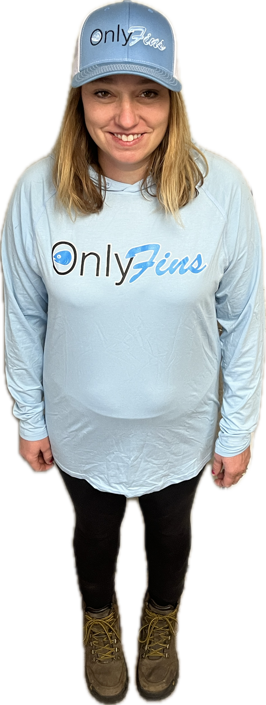 Only Fins Hooded Bamboo LS Shirt